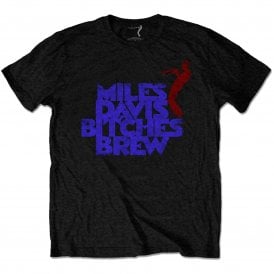 Rock Off Bitches Miles Davis Brew Vintage T Shirt in Black