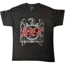 Rock Off Black Eagle Slayer Kids T Shirt in Black