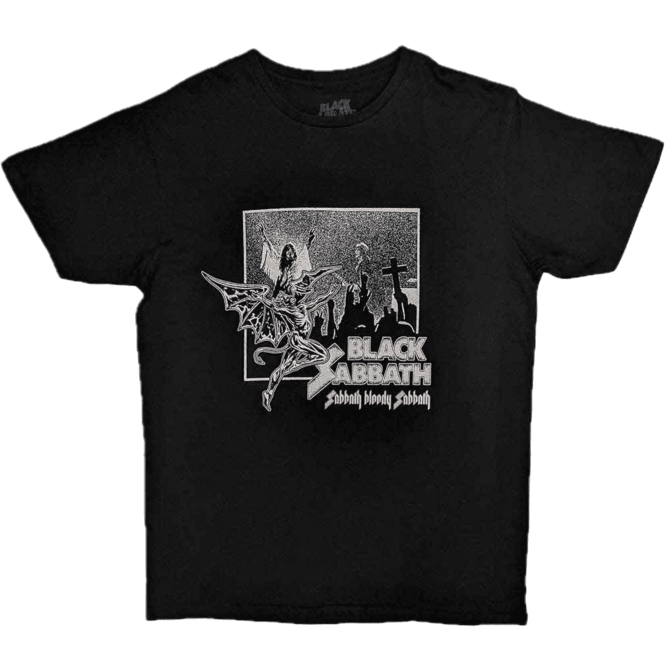 Rock Off Black Sabbath Bloody Sabbath T-Shirt - Black