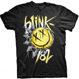 Rock Off Blink 182 Big Smile T Shirt in Black