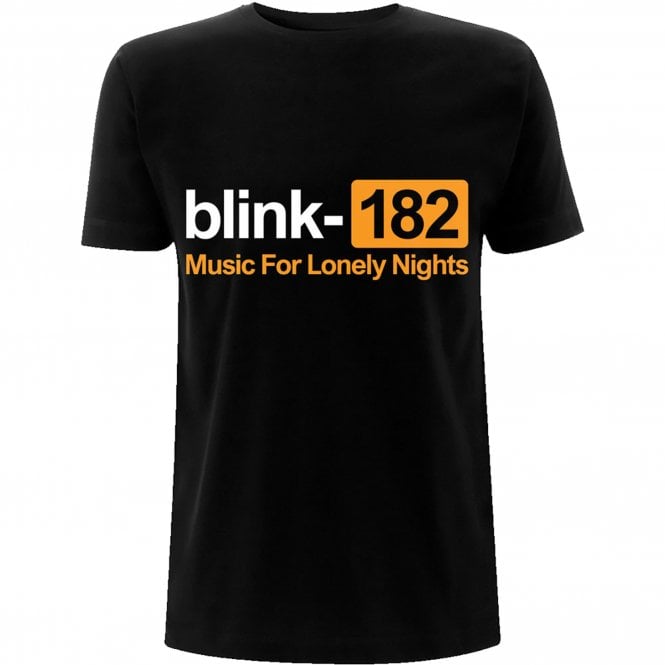 Rock Off Blink 182 Lonely Nights T Shirt in Black