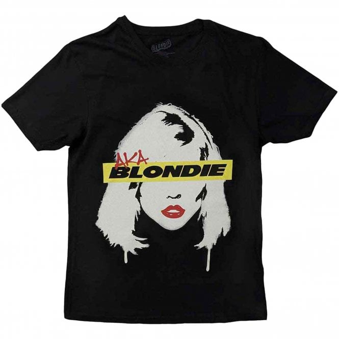 Rock Off Blondie Aka Eyestrip T Shirt in Black