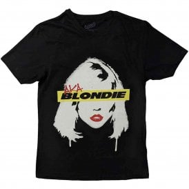 Rock Off Blondie Aka Eyestrip T Shirt in Black