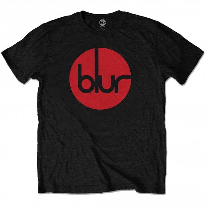 Rock Off Blur Circle Logo T Shirt in Black