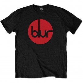 Rock Off Blur Circle Logo T Shirt in Black