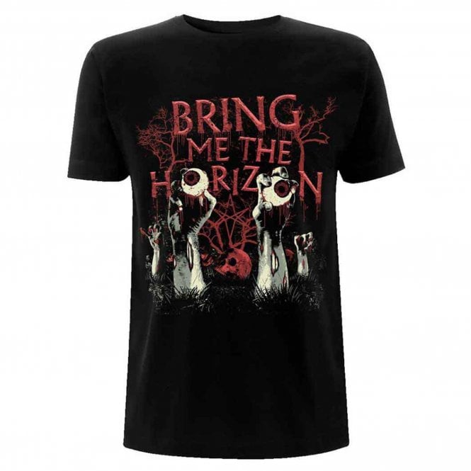 Rock Off BMTH Graveyard Eyes T Shirt in Black