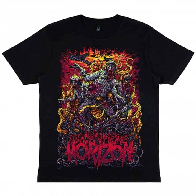 Rock Off BMTH Zombie Army T Shirt in Black