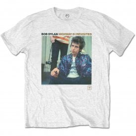 Rock Off Bob Dylan Highway 61 Revisited T Shirt in White