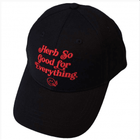Rock Off Bob Marley Herb So Good Cap - Black