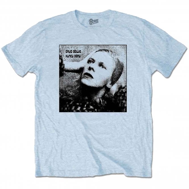 Rock Off Bowie Hunky Dory T Shirt in Blue