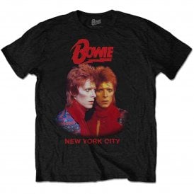 Rock Off Bowie NYC T Shirt in Black
