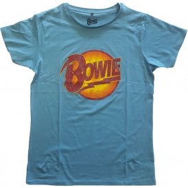 Rock Off Bowie Vintage Diamonddogs Logo Blue