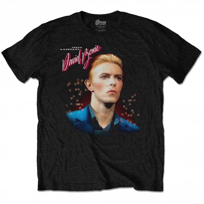 Rock Off Bowie Young Americans T Shirt in Black