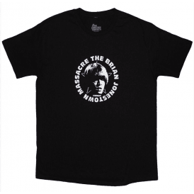 Rock Off Brian Jones Massacre Logo T Shirt - Black