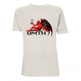 Rock Off Bring Me The Horizon Devil T Shirt in Natural