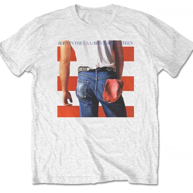 Rock Off Bruce Springsteen Born In The Usa White