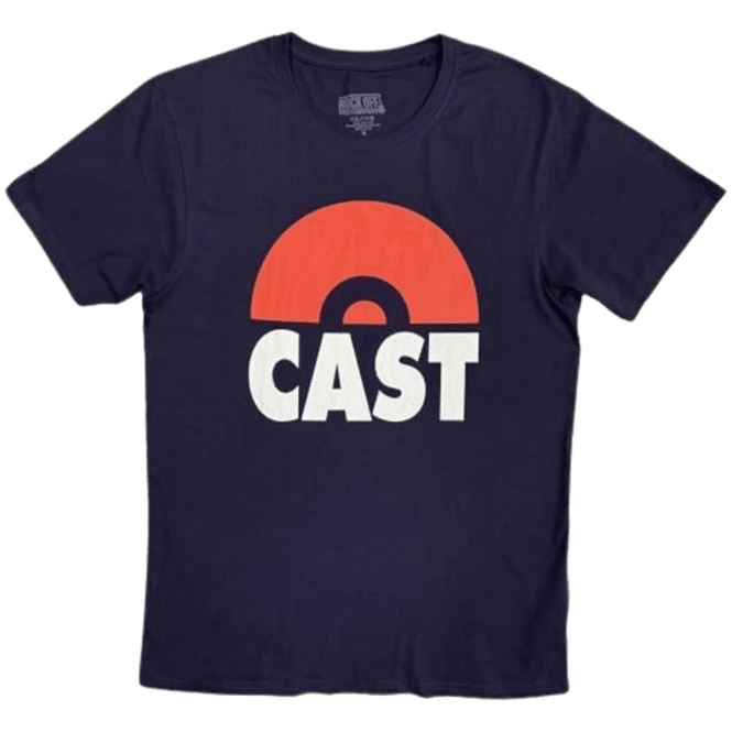 Rock Off Cast Classic Logo T Shirt in Navy