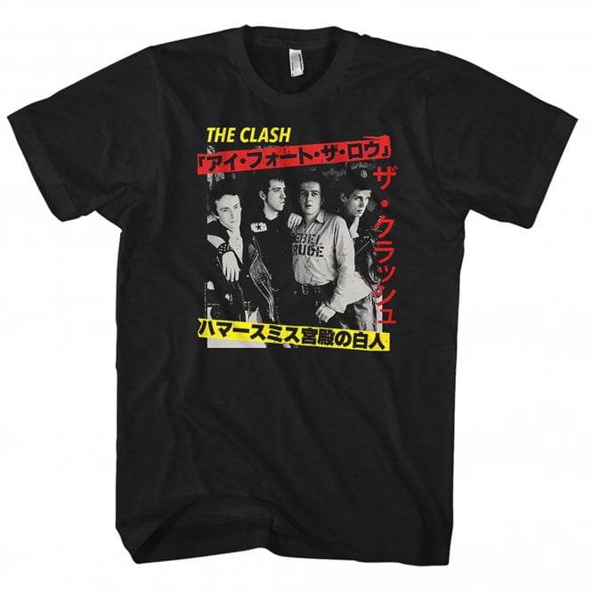 Rock Off Clash Kanji T Shirt in Black