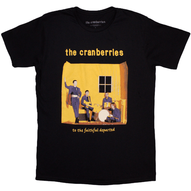 Rock Off Cranberries Faithfully Departed T-Shirt - Black