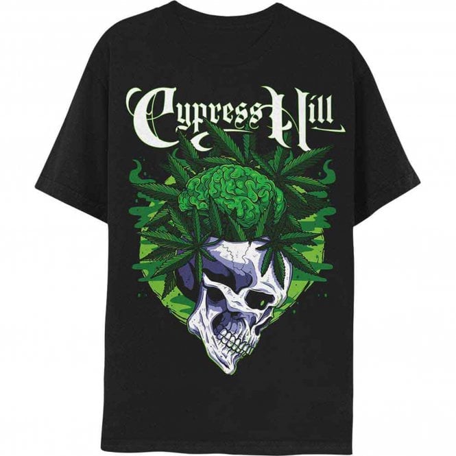 Rock Off Cypress Hill Insane In The Brain T Shirt in Black