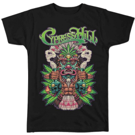 Rock Off Cypress Hill Tiki Time T Shirt Black