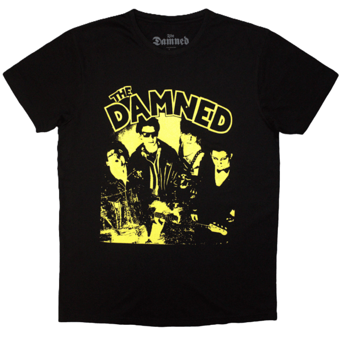 Rock Off Damned New Rose T-Shirt - Black