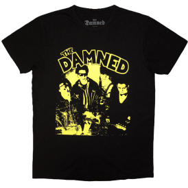 Rock Off Damned New Rose T-Shirt - Black