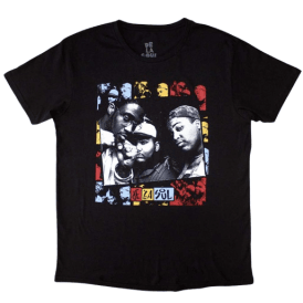 Rock Off De La Soul Collage T Shirt Black