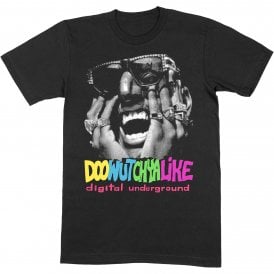 Rock Off Digital Underground Doowutchyalike T Shirt in Black