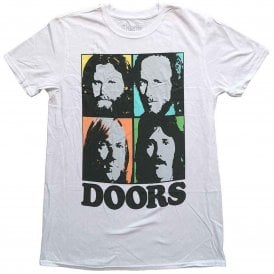 Rock Off Doors Colourbox T Shirt in White
