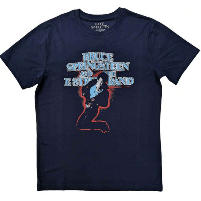 Rock Off E-street Band Bruce Springsteen T-Shirt - Navy