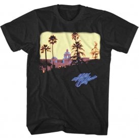 Rock Off Eagles Hotel California T Shirt Black