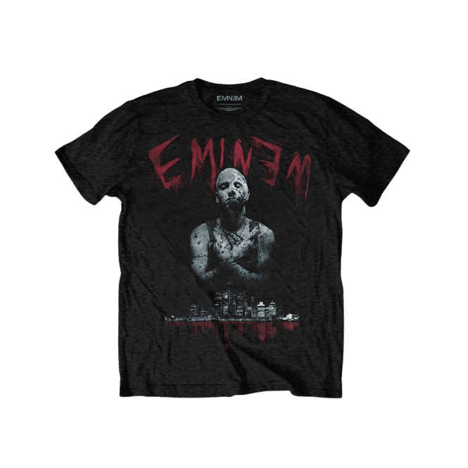 Rock Off Eminem Bloody Horror T Shirt Black