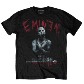 Rock Off Eminem Bloody Horror T Shirt Black