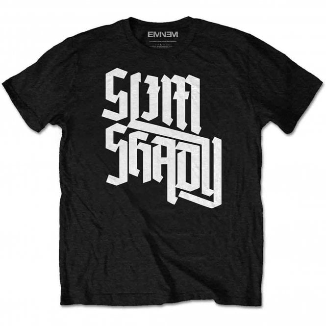 Rock Off Eminem Slant T Shirt in Black