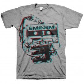 Rock Off Eminem Tape T Shirt in Grey