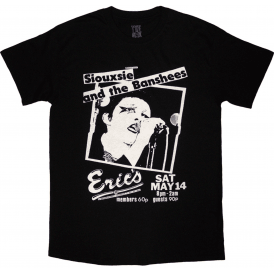 Rock Off Eric's Siouxsie and the Banshee's T-Shirt - Black