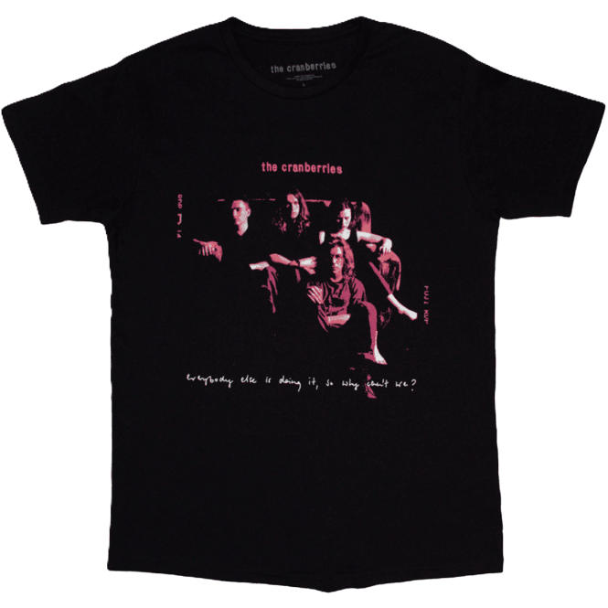Rock Off Everybody Else Cranberries T-Shirt - Black