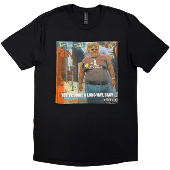 Rock Off Fatboy Slim Long Way T Shirt Black