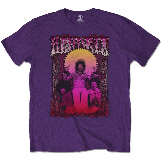 Rock Off Ferris Wheel Jimi Hendrix T Shirt in Purple