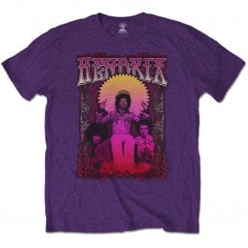 Rock Off Ferris Wheel Jimi Hendrix T Shirt in Purple
