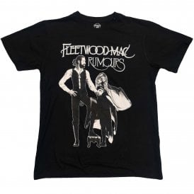 Rock Off Fleetwood Mac Rumours T Shirt in Black