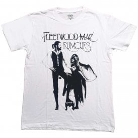 Rock Off Fleetwood Mac Rumours T Shirt in White