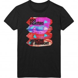 Rock Off Foo Fighters Medicine At Midnight T Shirt in Black