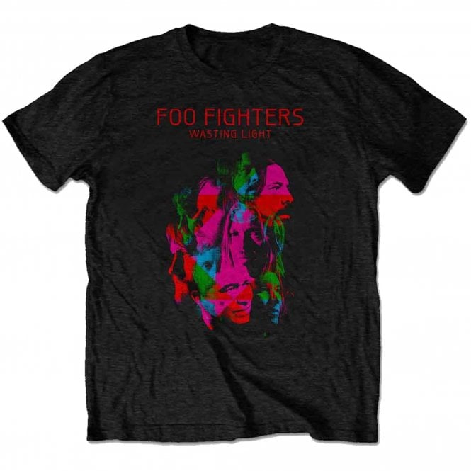 Rock Off Foo Fighters Wasting Light T Shirt in Black
