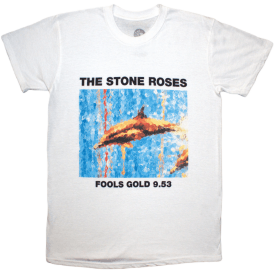 Rock Off Fools Gold Stone Roses T-Shirt - White