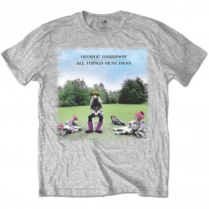 Rock Off George Harrison All Things Must Pass T Shirt in Grey