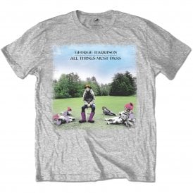 Rock Off George Harrison All Things Must Pass T Shirt in Grey