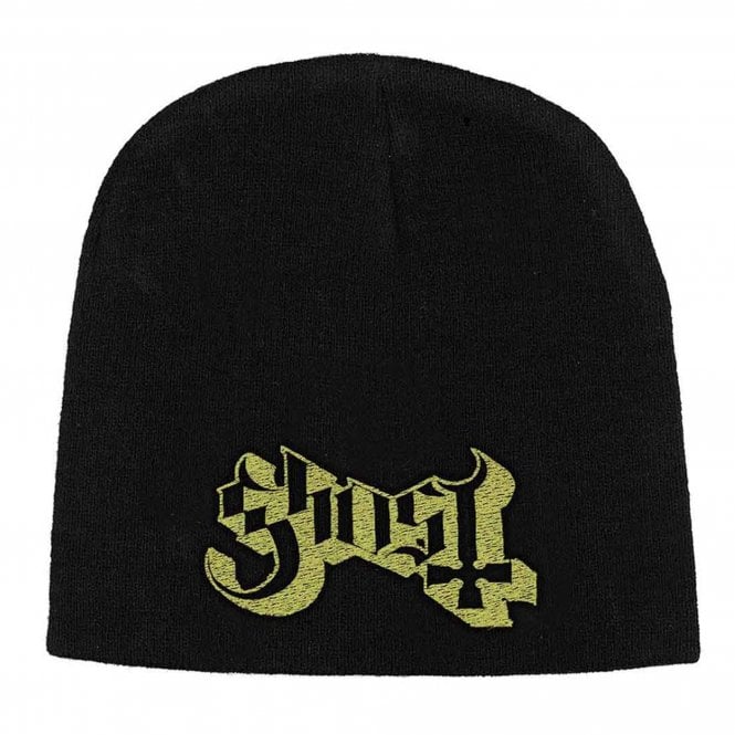 Rock Off Ghost Beanie in Black