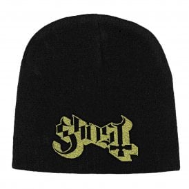 Rock Off Ghost Beanie in Black